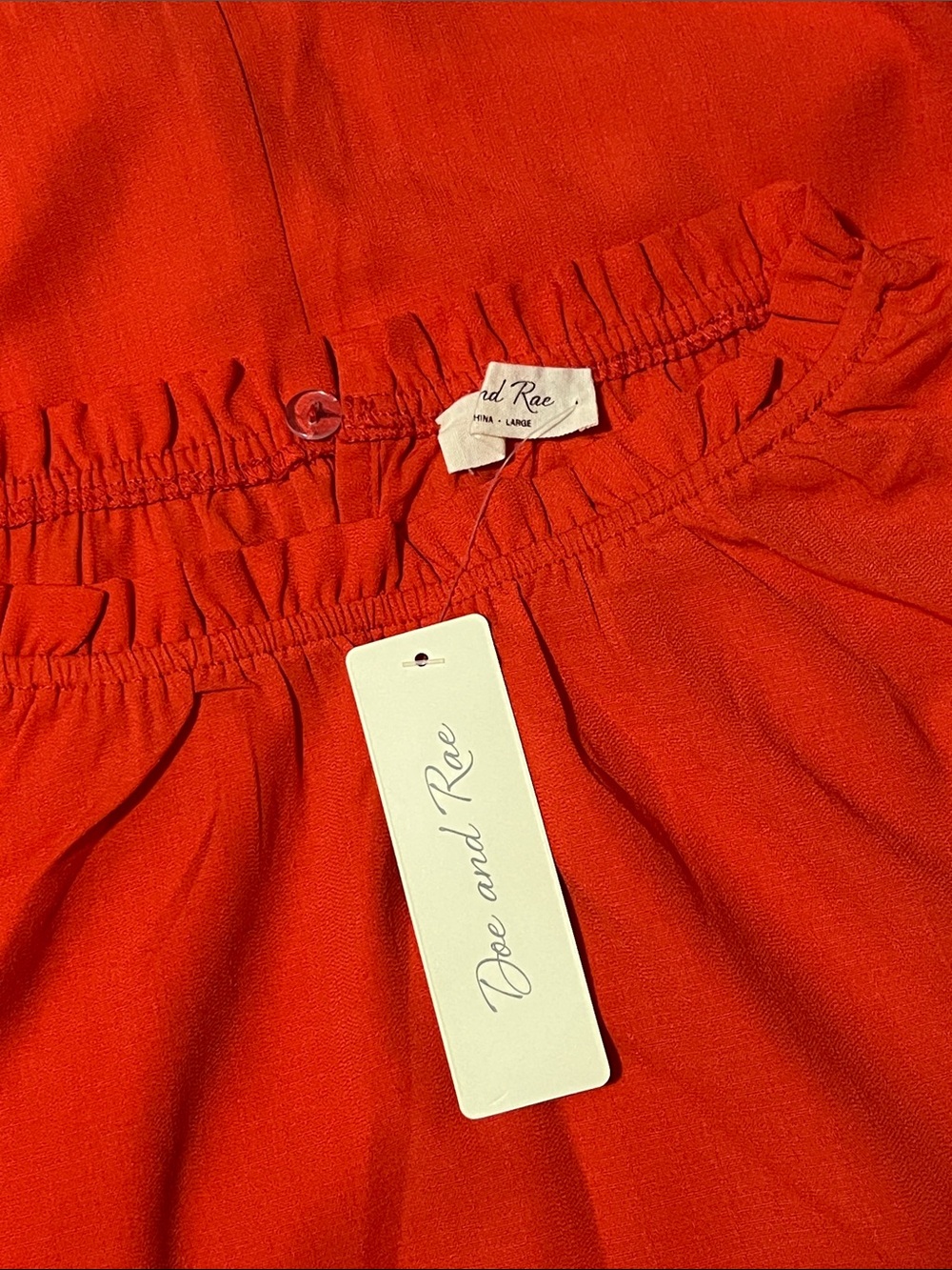 NWT Doe & Rae Blouse Large - Picture 1 of 3